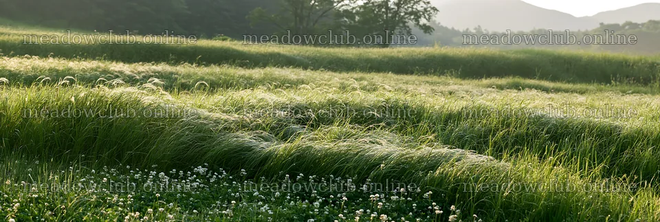 Miyazaki sunrise meadow dew covered sedges – meadow photos 13690x4602