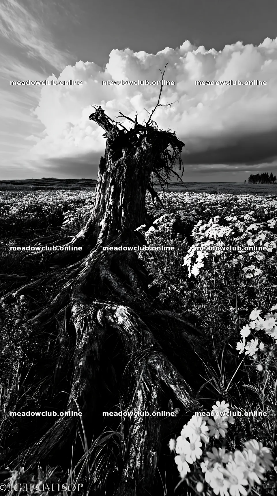 Ishikawa coastal meadow storm washed driftwood in a field – meadow photos 5938x10608