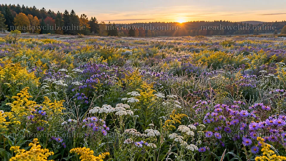 Rim Light Over a Forest-Clearing Meadow – meadow photos 10324x5812