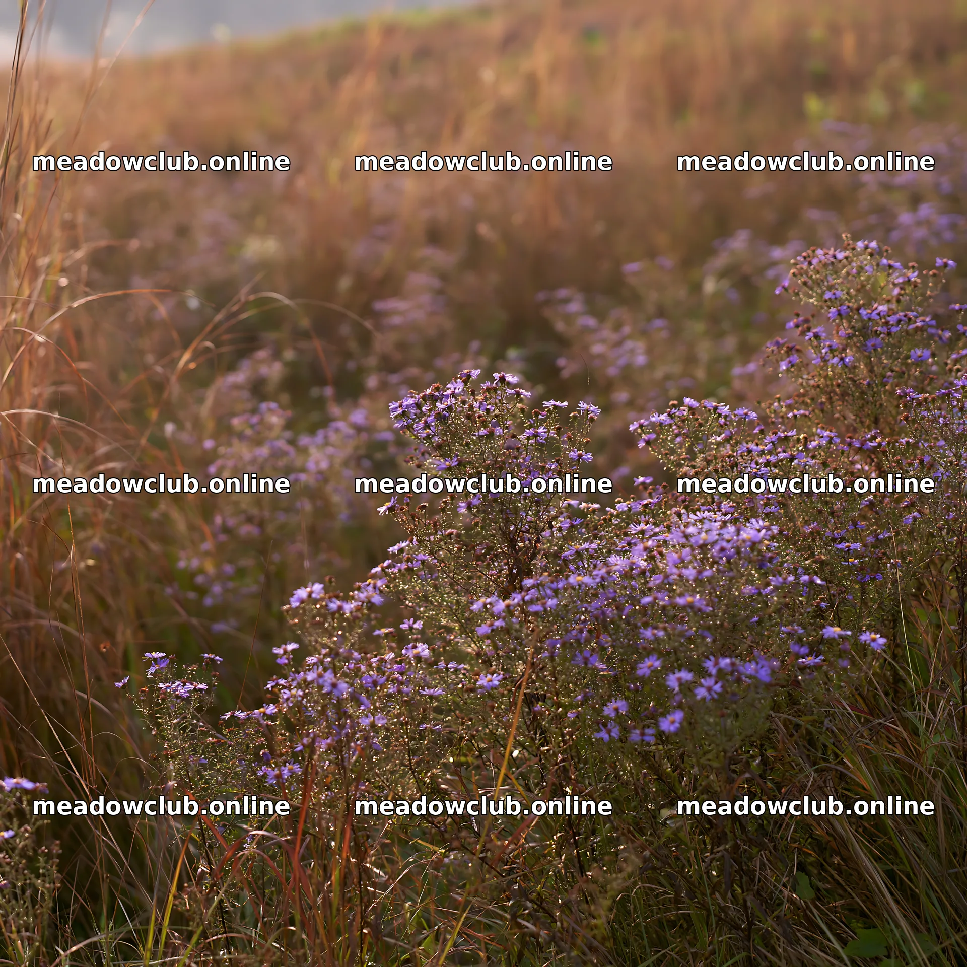 Expansive Hokkaido restoration meadow with dewdrops – meadow photos 7938x7938