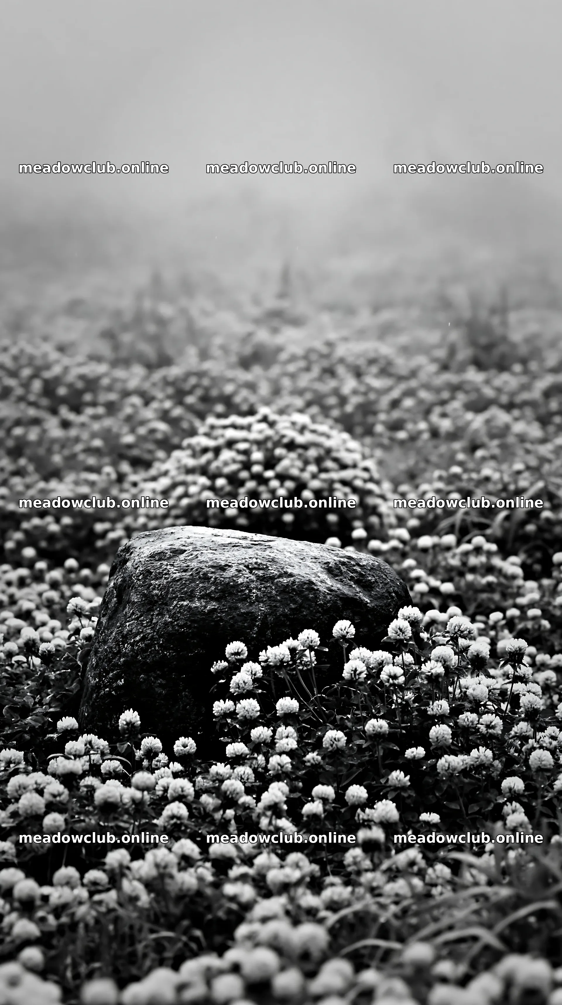 Hiroshima rainy meadow smooth rock foreground – meadow photos 5938x10608