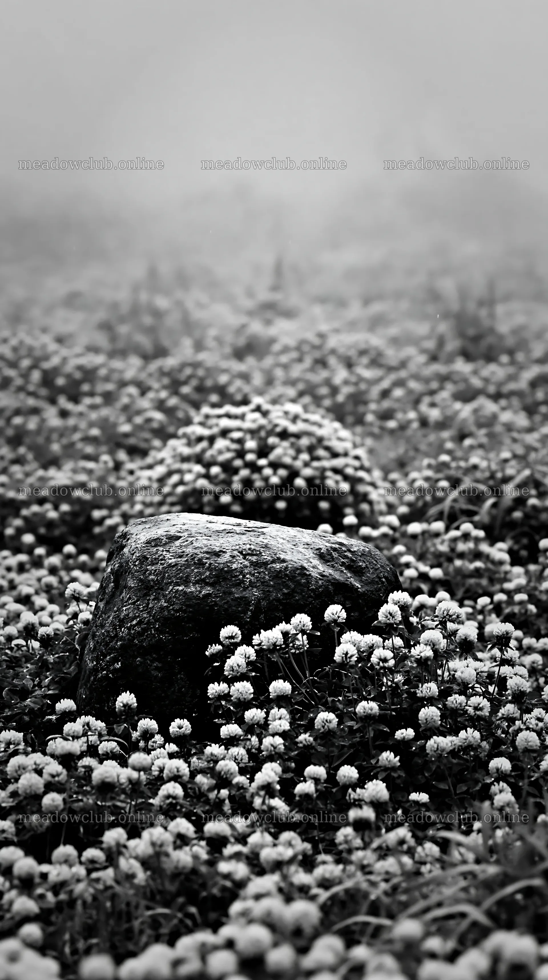 Hiroshima rainy meadow smooth rock foreground – meadow photos 5938x10608