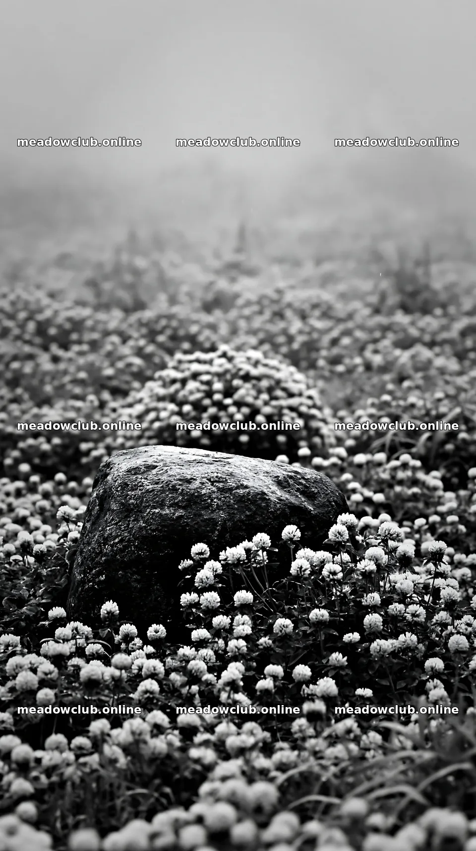 Hiroshima rainy meadow smooth rock foreground – meadow photos 5938x10608